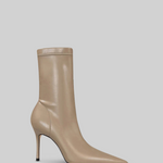 Ankle stiletto boots - Beige