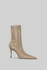 Ankle stiletto boots - Beige