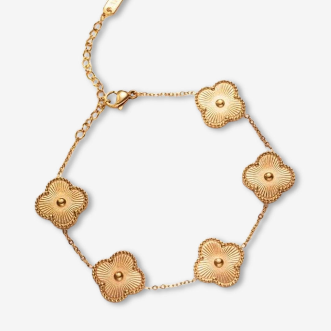 Lucky Clover Bracelet Gold