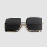 Rimless Oversized Square Sunglasses