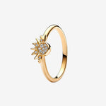 Celestial Sun & Moon Ring Set