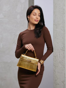 Evening clutch bag (Gold edition)