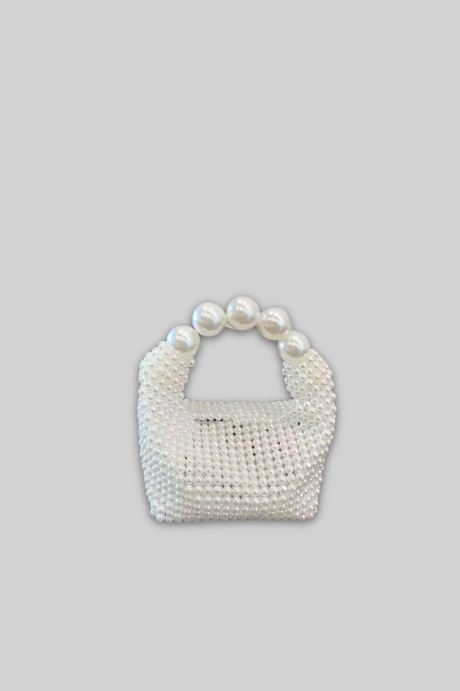 Mini Pearl Bag - White