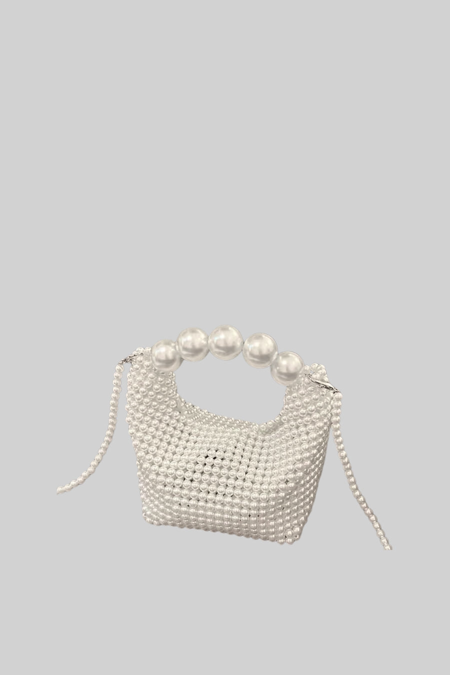 Mini Pearl Bag - White