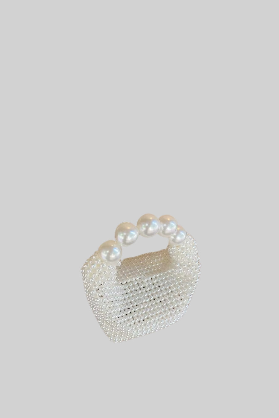 Mini Pearl Bag - White