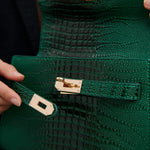 Evening clutch bag (Green edition)