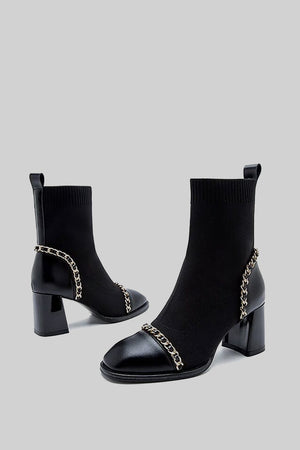 Elegant Ankle Boots - Black